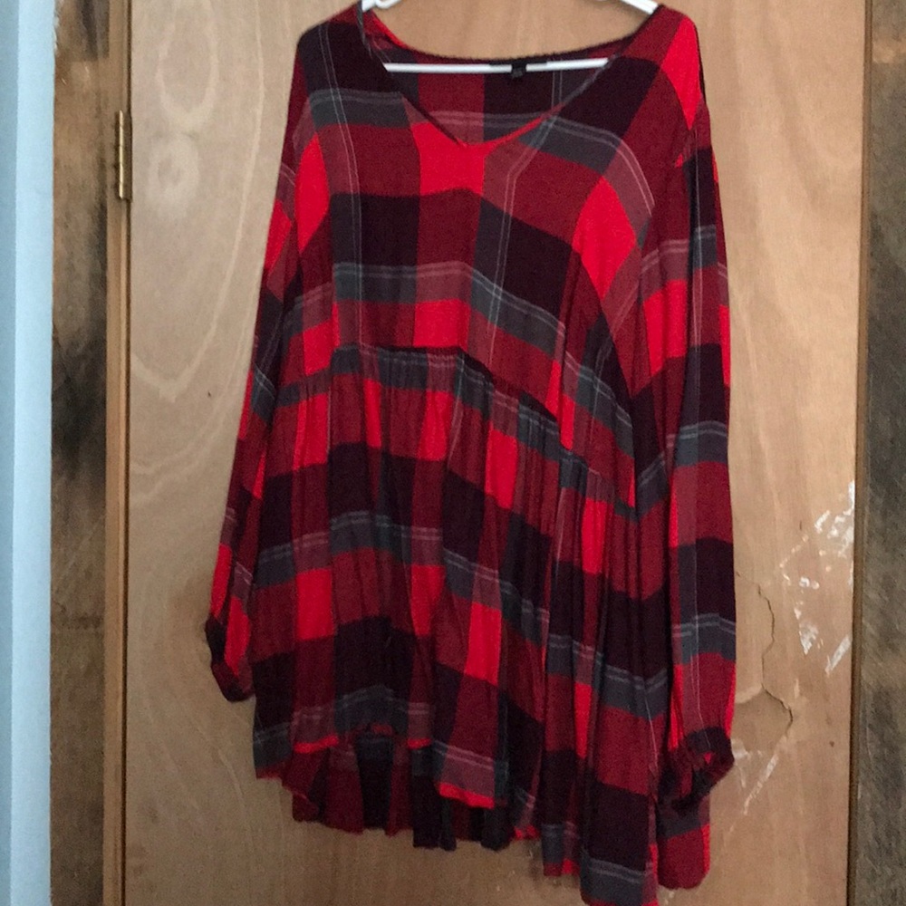 Long sleeve babydoll top